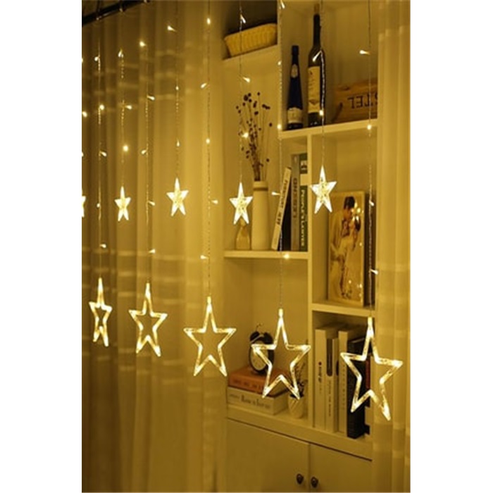 Akan Perde Yıldız Led Işık