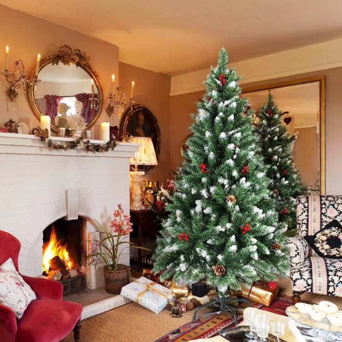 150 Cm Süslü Yılbaşı Çam Ağacı