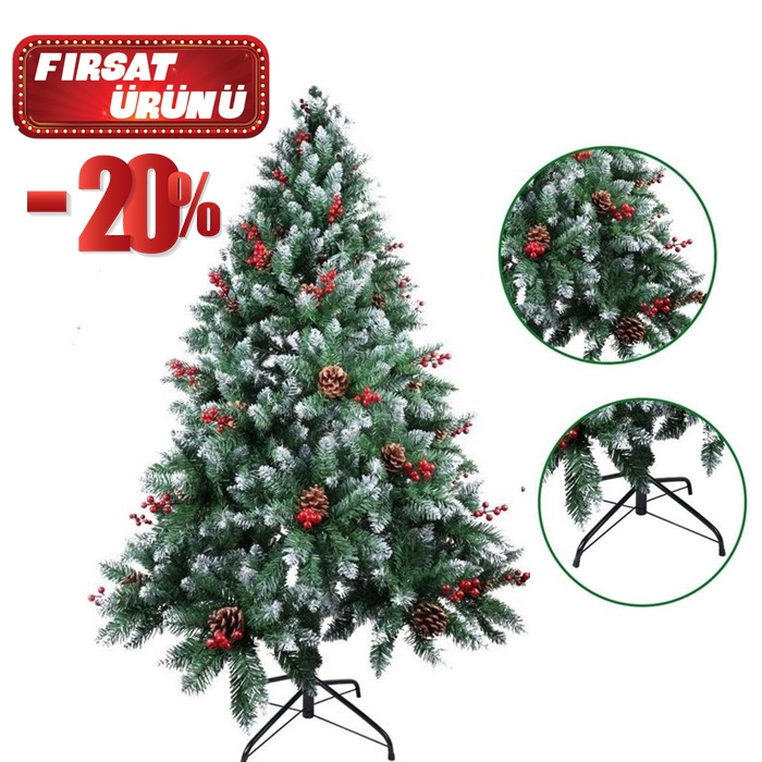 180 Cm Yılbaşı Ağacı Kozalaklı