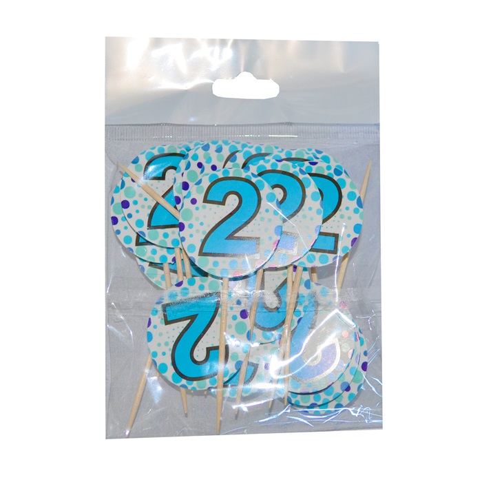 2 Yaş Temalı Mavi Kürdan