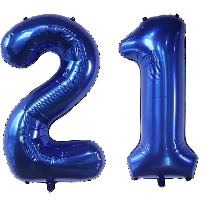 21 Yaş Folyo Balon