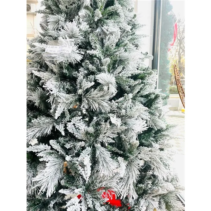 240 Cm Lüks Karlı Yılbaşı Çam Ağacı