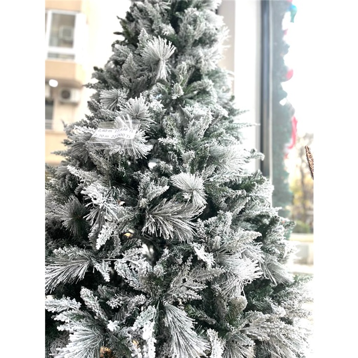 240 Cm Lüks Karlı Yılbaşı Çam Ağacı