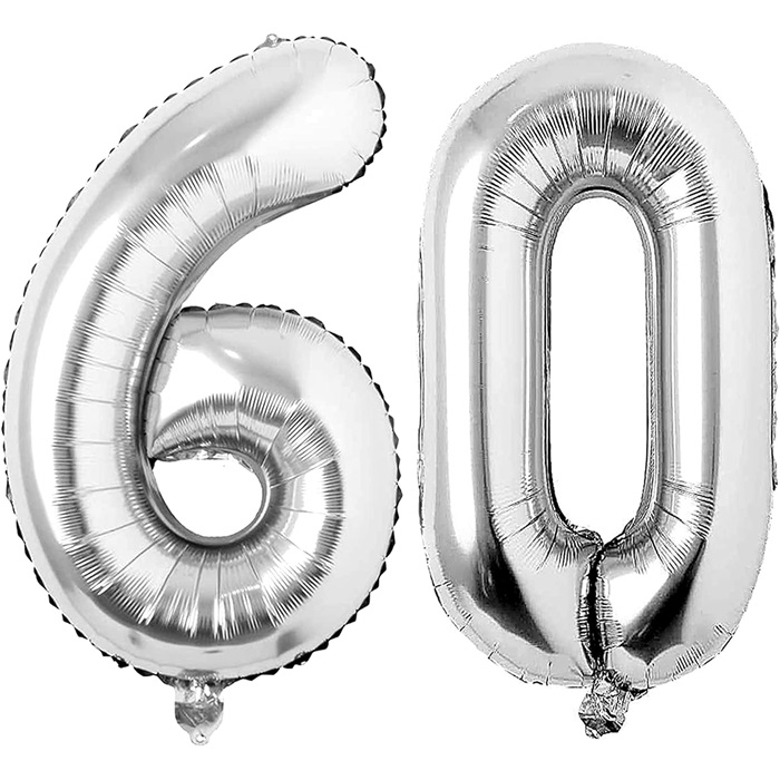 60 Yaş Folyo Balon