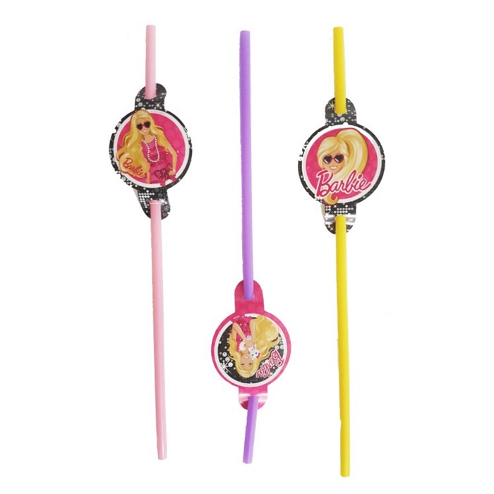 Barbie Temalı Pipet