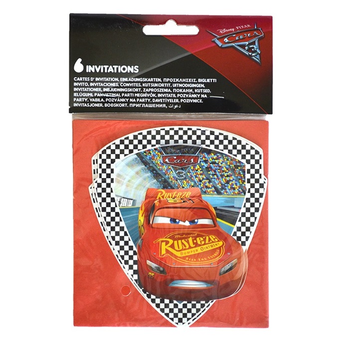Cars 3 Temalı Davetiye