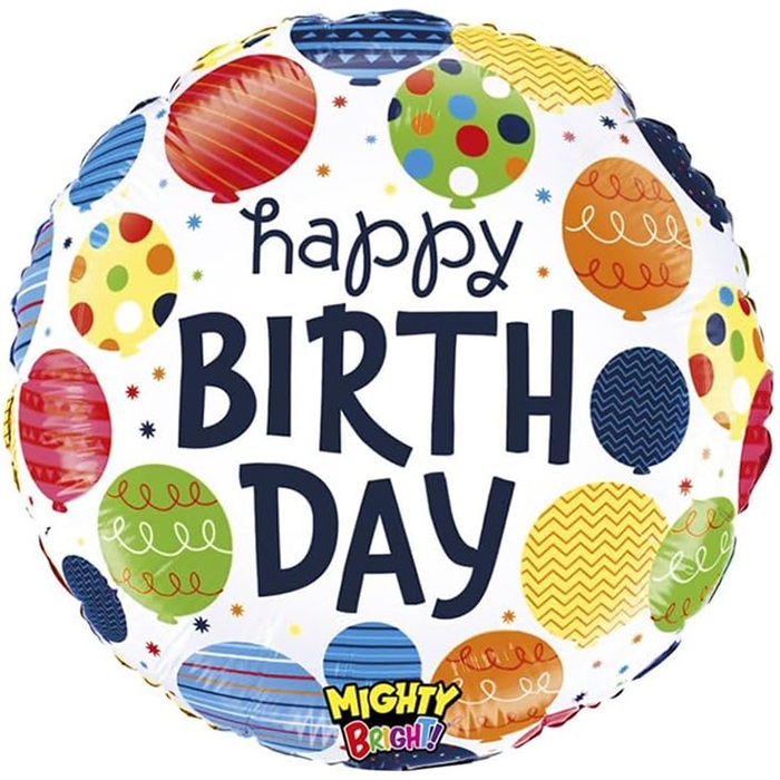 Happy Birthday Balonlu Folyo Balon