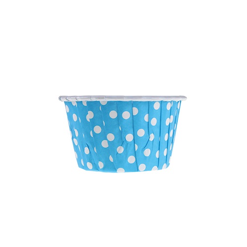 Mavi Puanlı Muffin Kek Kapsülü