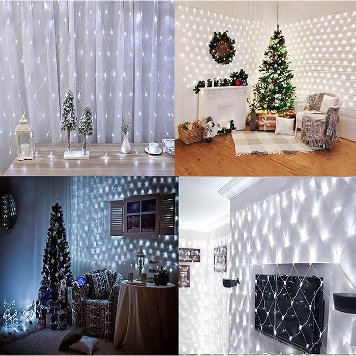 Ağ Perde Beyaz Led Işık