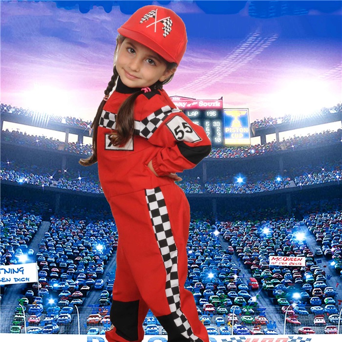 Arabalar F1 Formula Kız   Kostümü