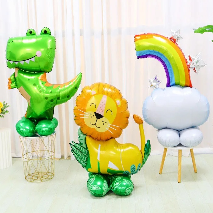 Ayaklı Unicorn Folyo Balon