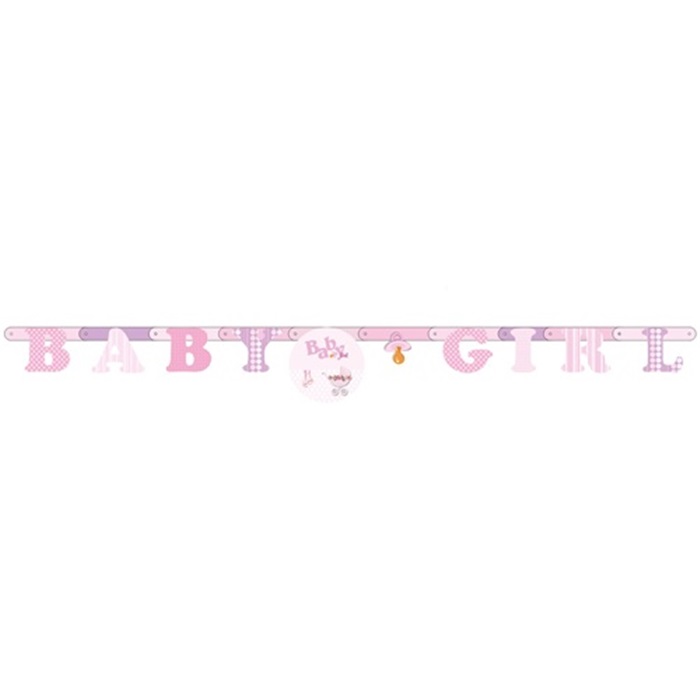 Cinsiyet Belirleme Partisi Baby Girl Banner