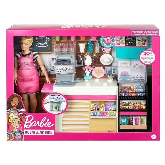 Barbie Kahve Dükkanı Oyun Seti