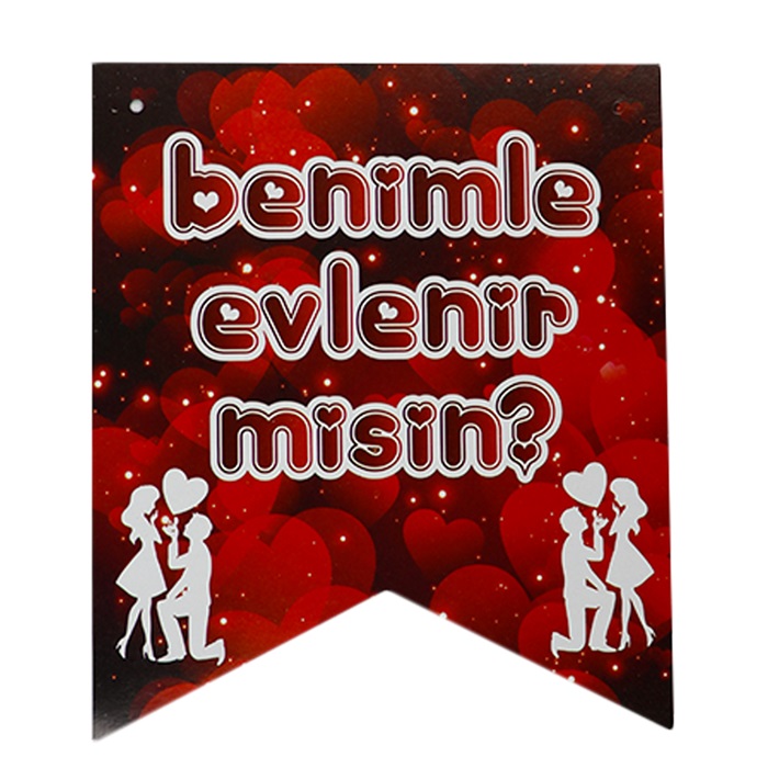 Benimle Evlenir Misin Banner