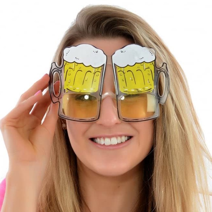 Bira Bardağı Şekilli Parti Gözlüğü