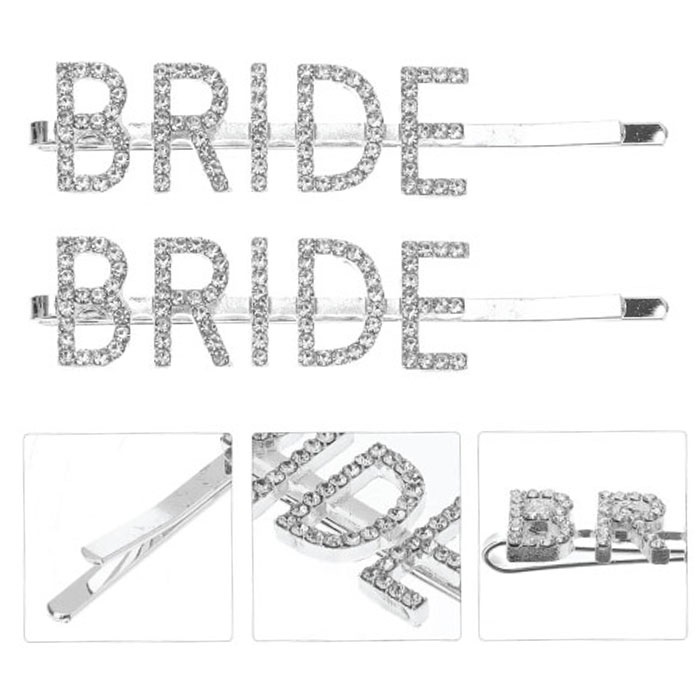 Bride Gümüş Taşlı Pens Toka