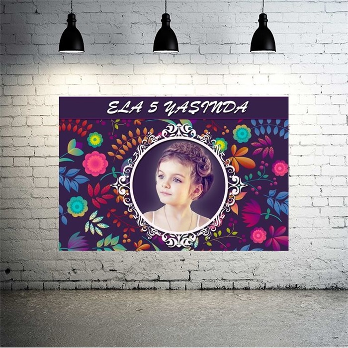 Büyülü Renkler Kişiye Özel Afiş