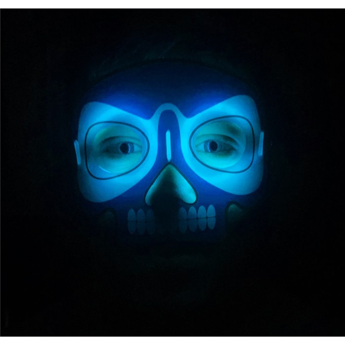 Cadılar Bayramı Işıklı Yüz Maskesi