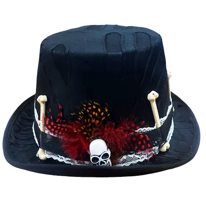 Cadılar Bayramı Kemikli Lüks Şapka