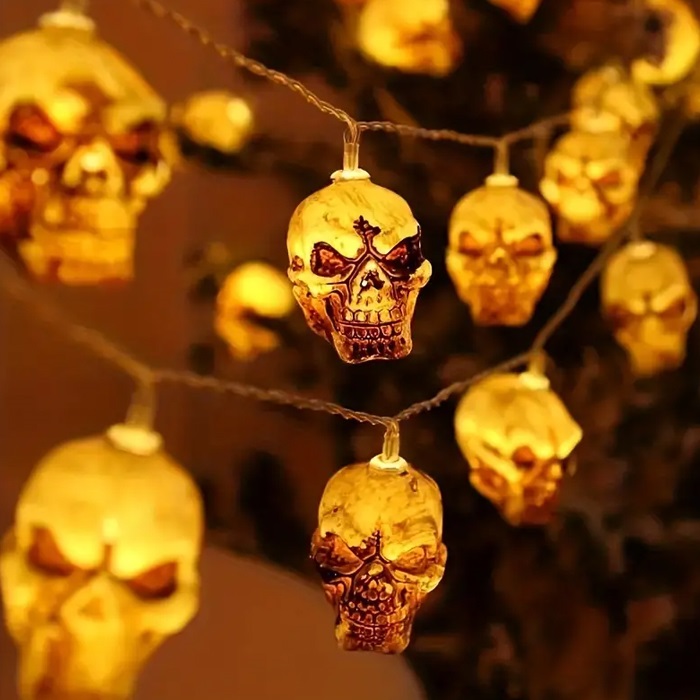 Cadılar Bayramı Kabak Işıklı Dekor Süs 10 lu