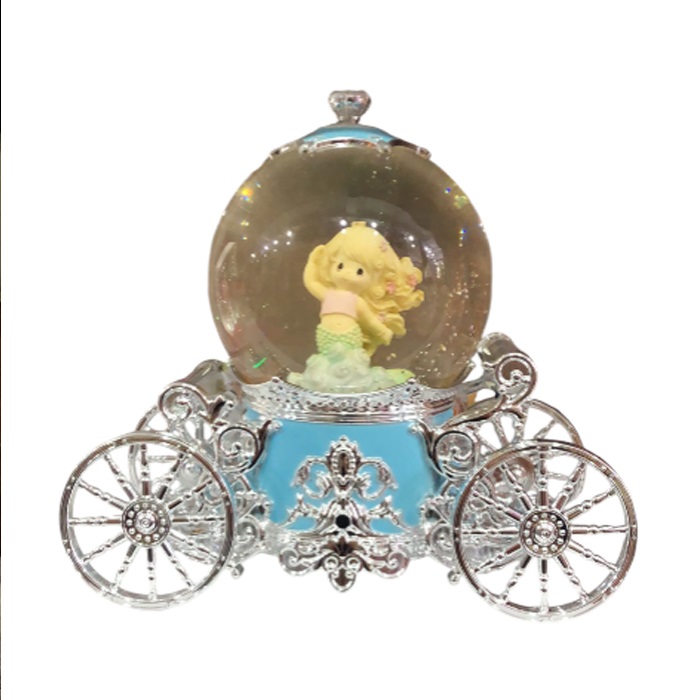 Deniz Kızı Müzikli Pırıltılı Kar Küresi