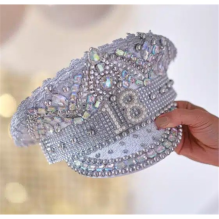 Ginger Ray 18 Yaş Parıltılı Parti Şapkası