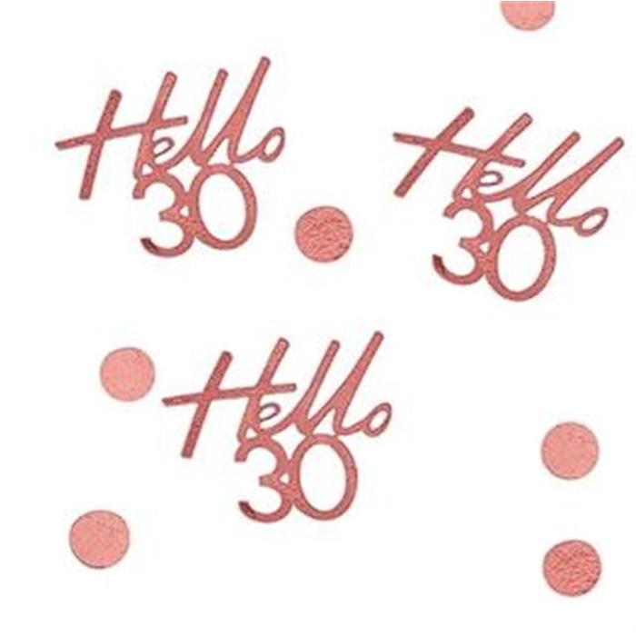 Ginger Ray 30 Yaş Konsept Masa Konfetisi