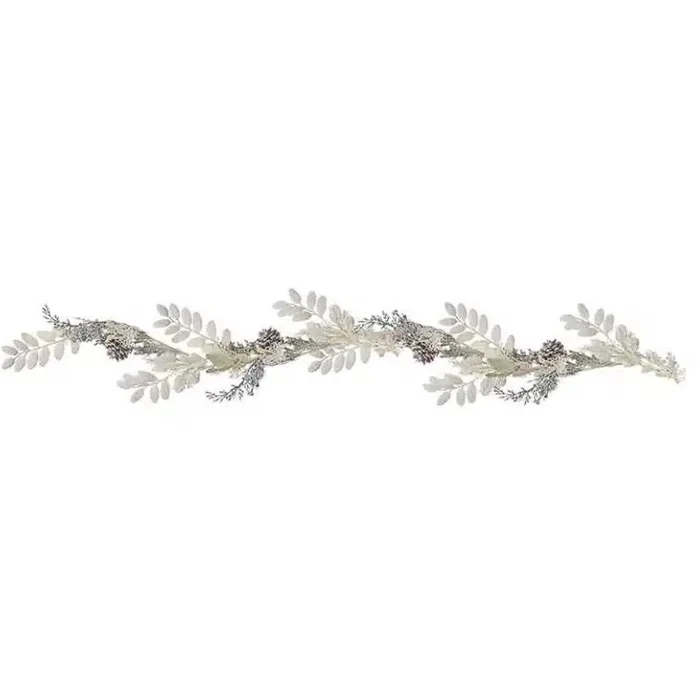 Led Işıklı Yılbaşı Simli Garland Süs