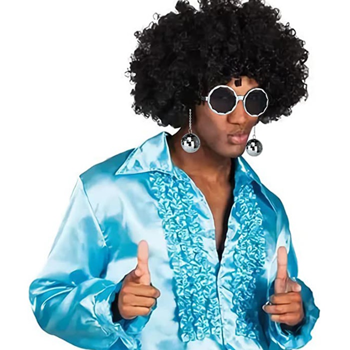 Gümüş Disko Küpeli Gözlük