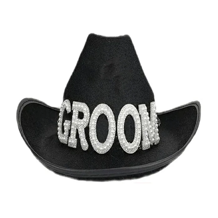 Groom Lüks Kovboy Şapka