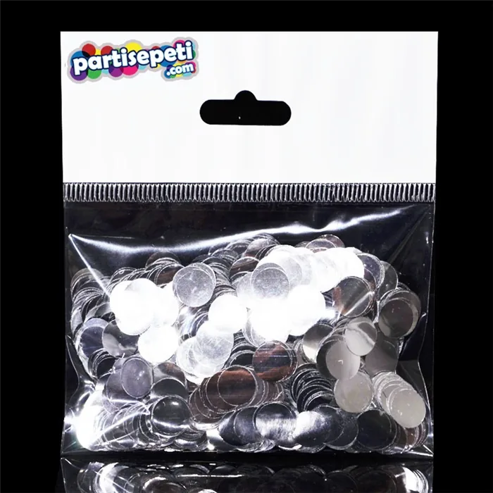 Gümüş Metalik Balon Konfetisi