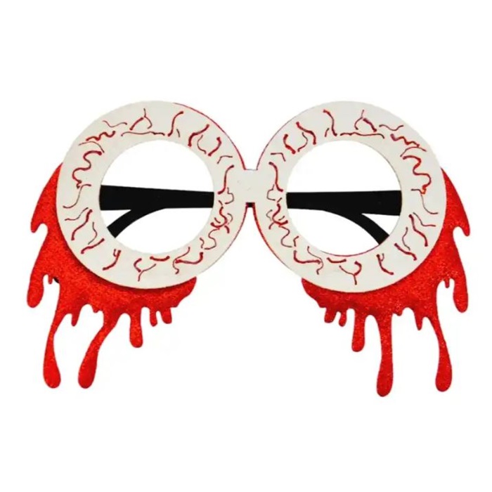Halloween Kanlı Göz Parti Gözlüğü
