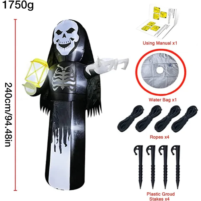 Halloween Şişme Balon İskelet