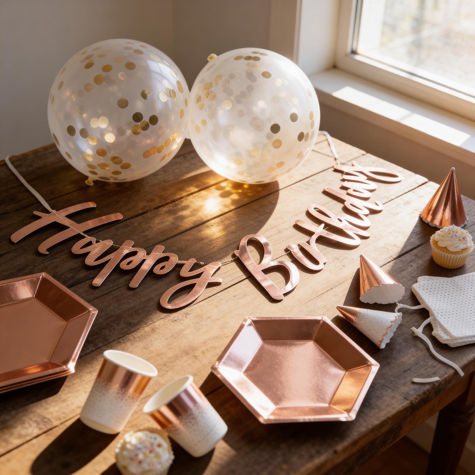 Ginger Ray Rose Gold Parti Seti