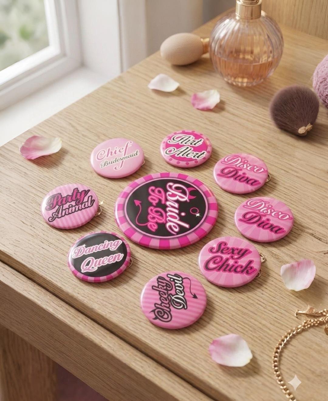 Bride To Be Girls Night Out Rozet Seti