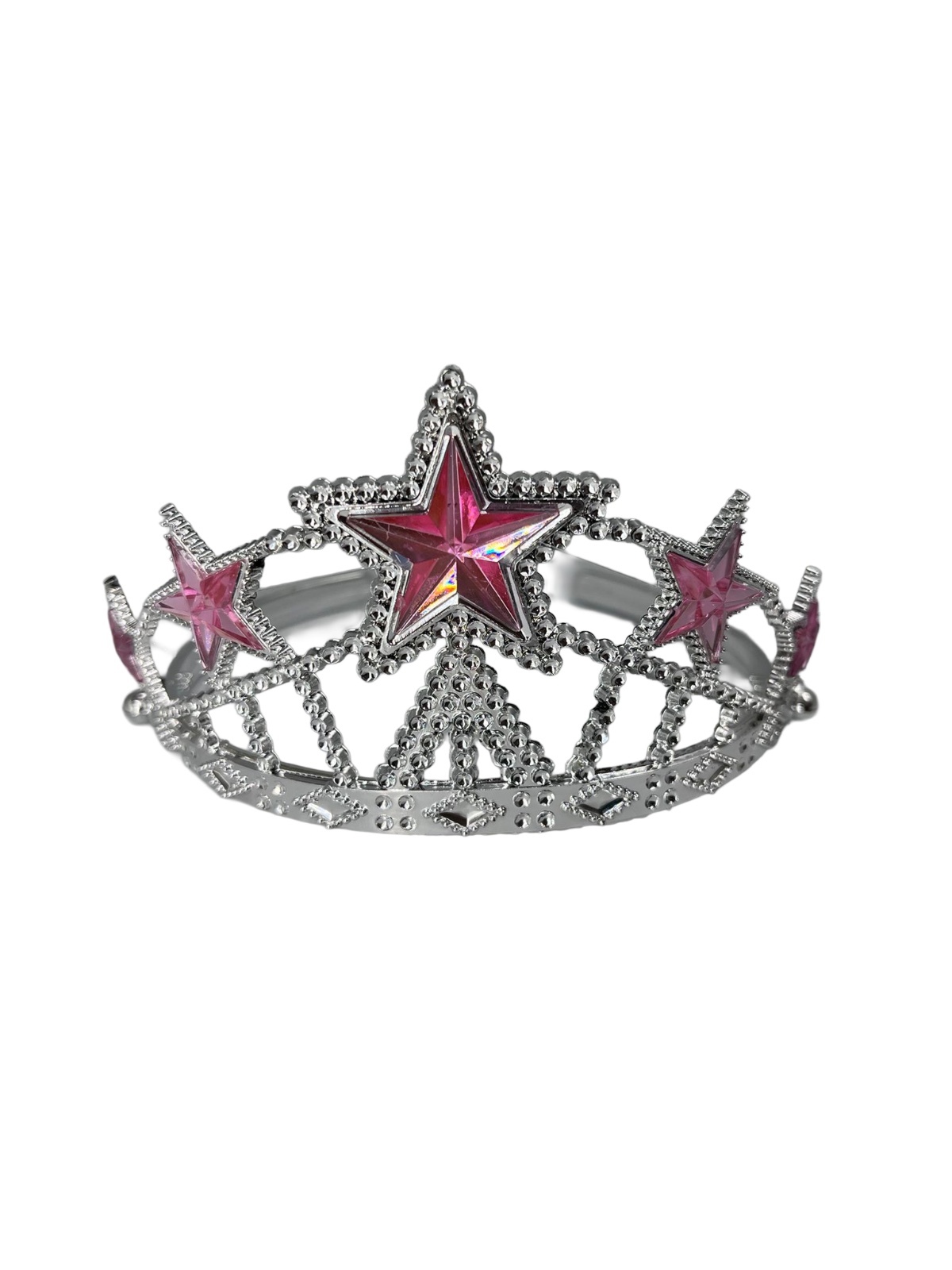 Yıldızlı Plastik Parti Tacı