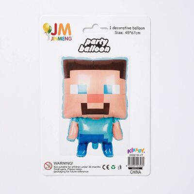 Minecraft Steve Şekilli Folyo Balon
