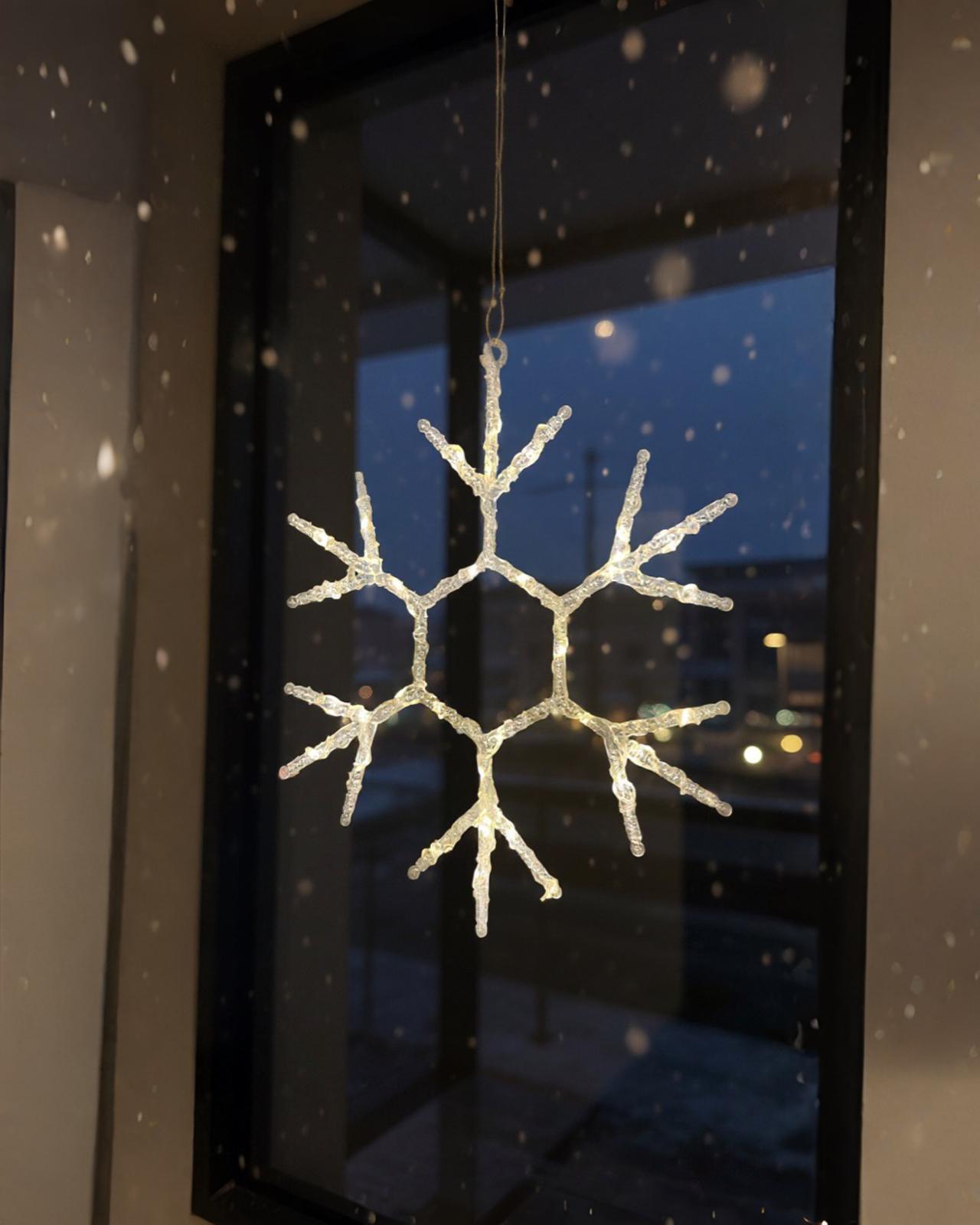 Dış Mekan Mika Kar Tanesi Işık 50 cm