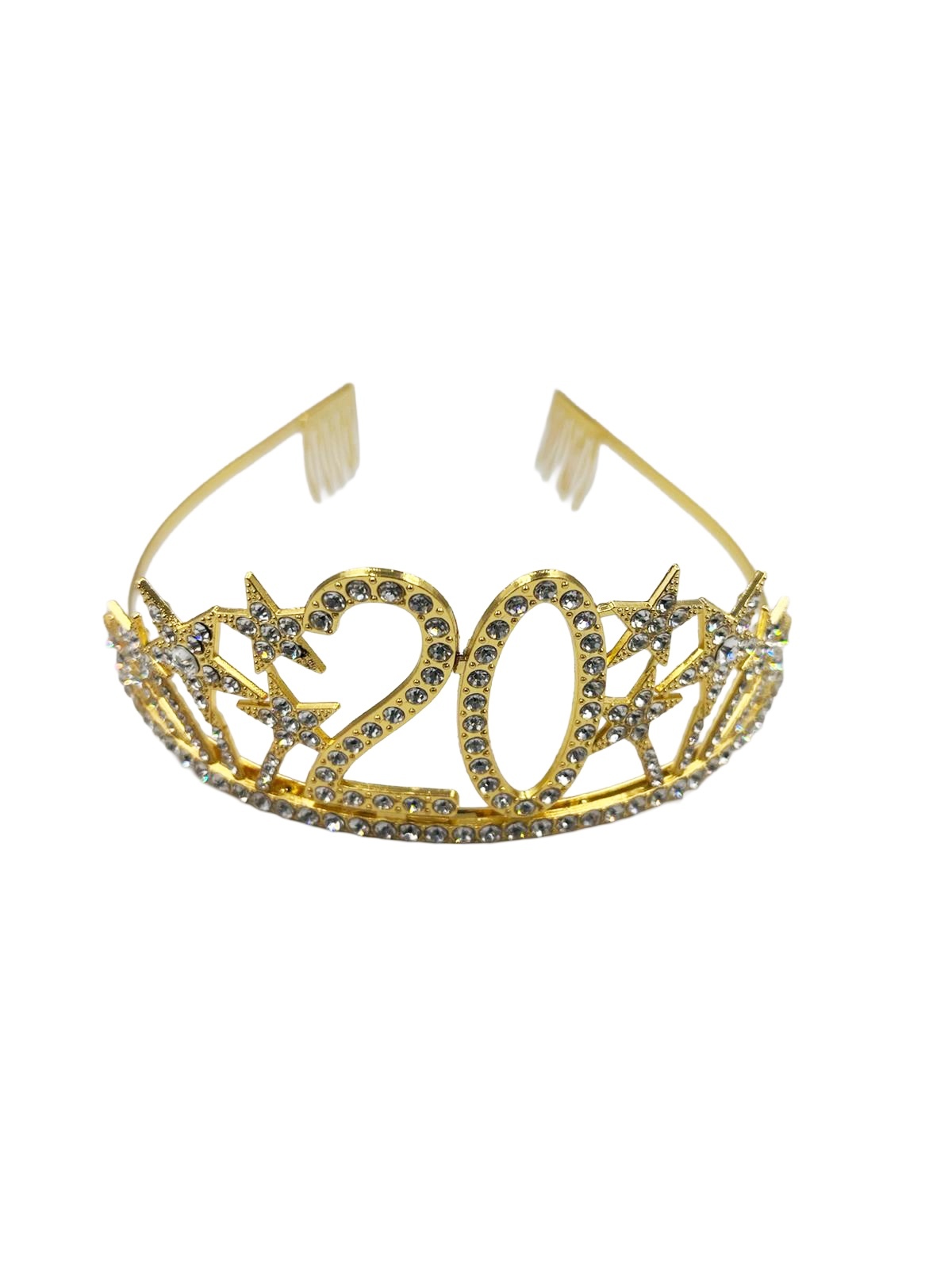 20 Yaş Taşlı Kristal Parti Tacı