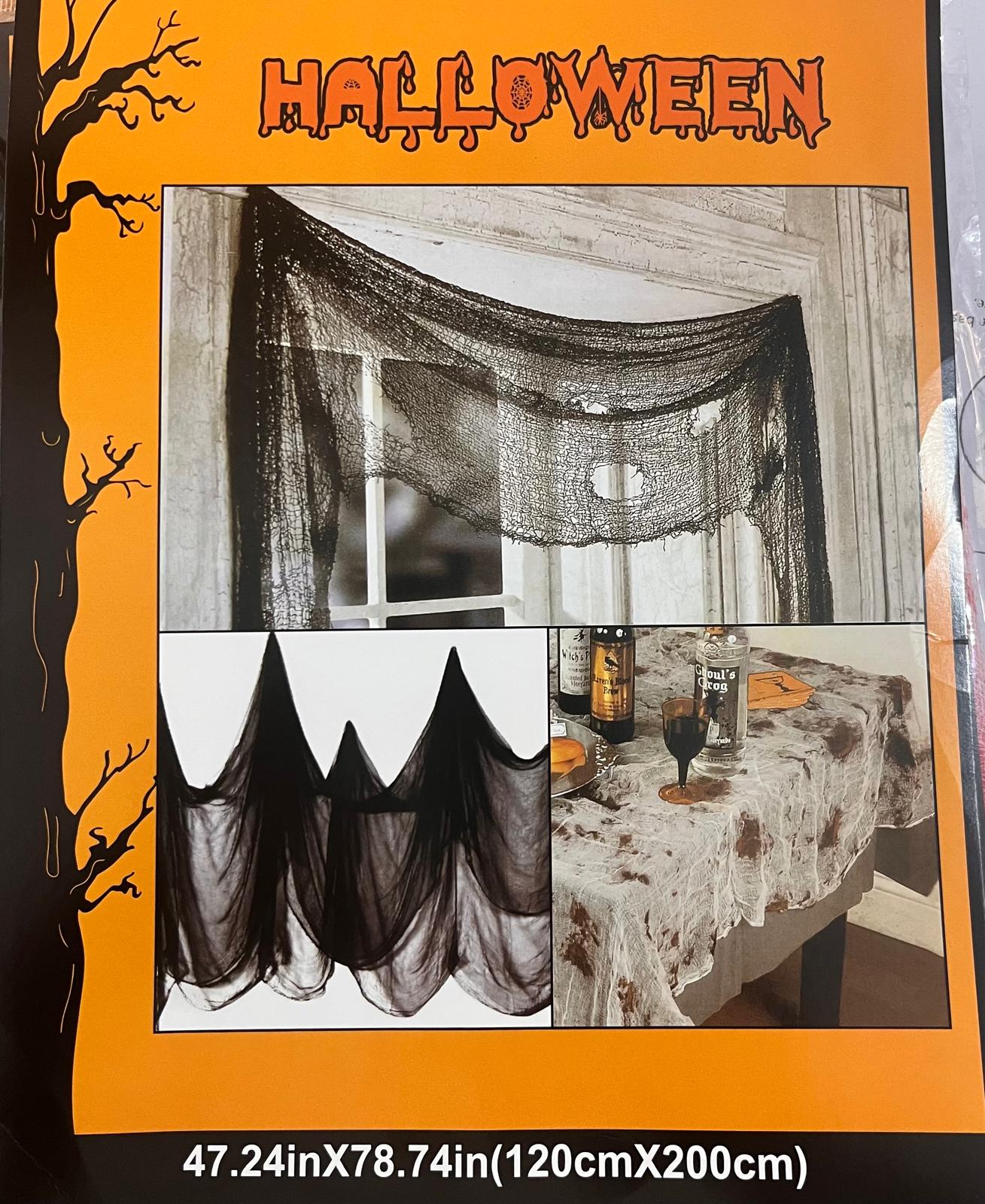 Cadılar Bayramı Dekorasyon Tül 120*200 cm