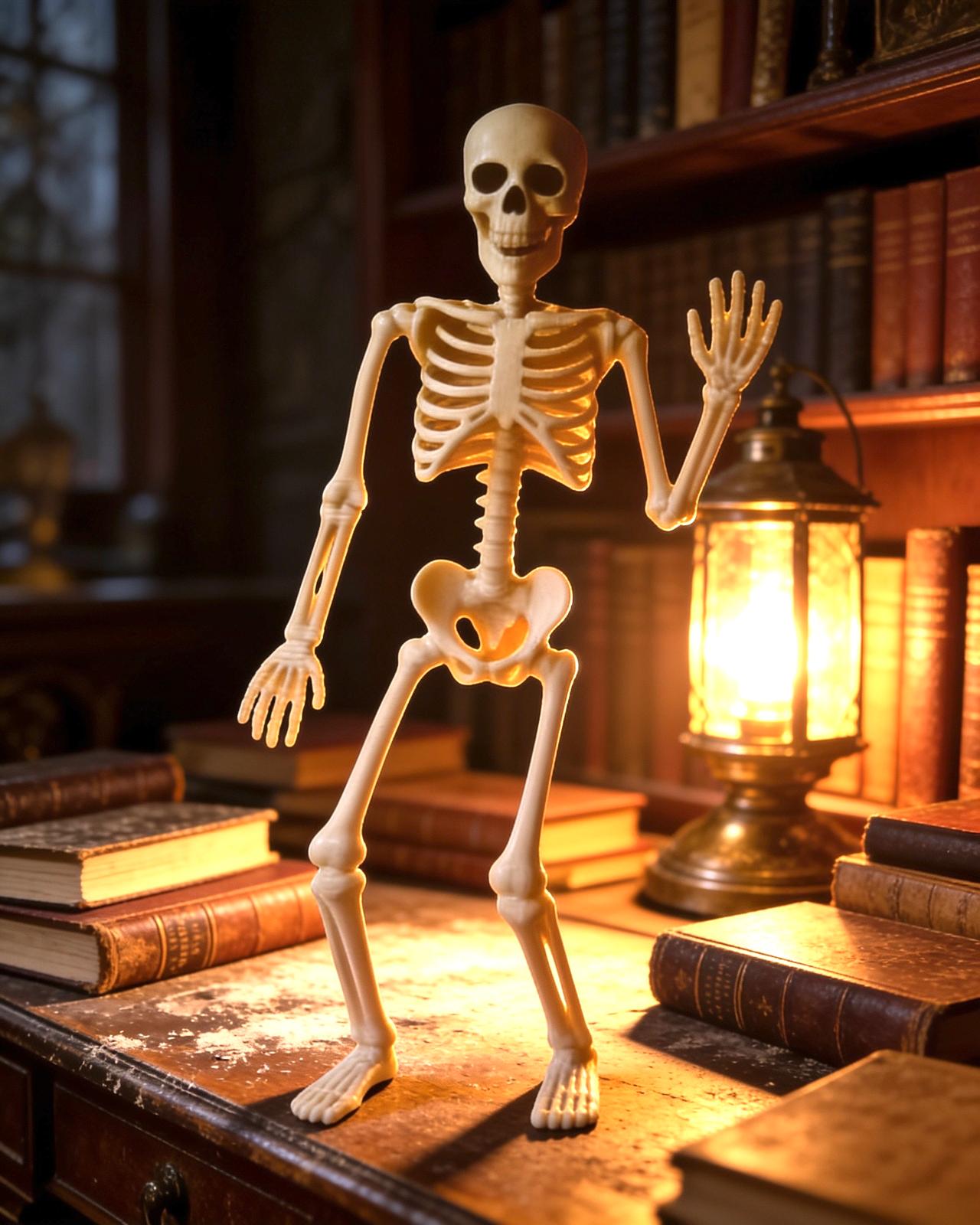 İskelet Halloween Cadılar Bayramı