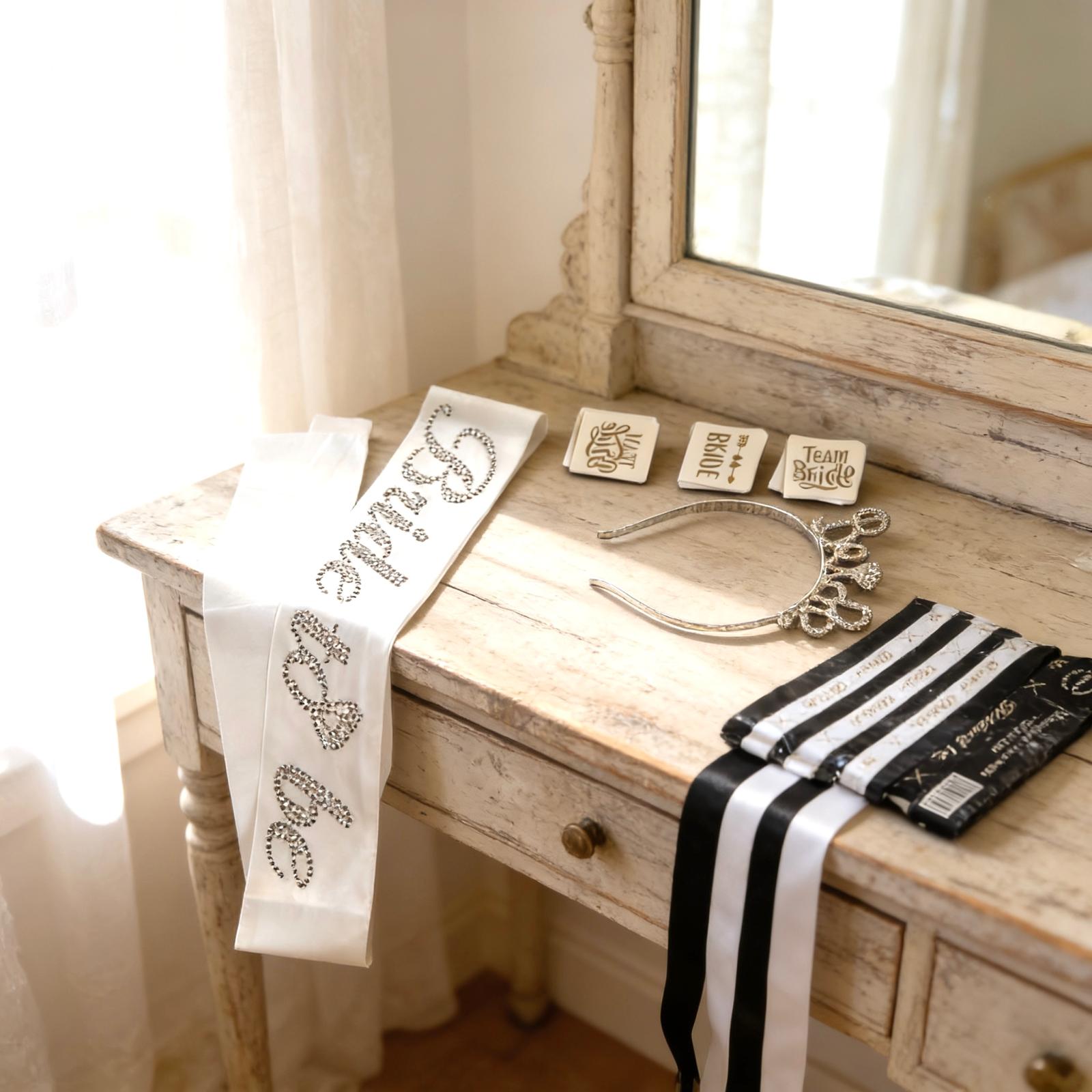 Beyaz Bride To Be Aksesuar Seti
