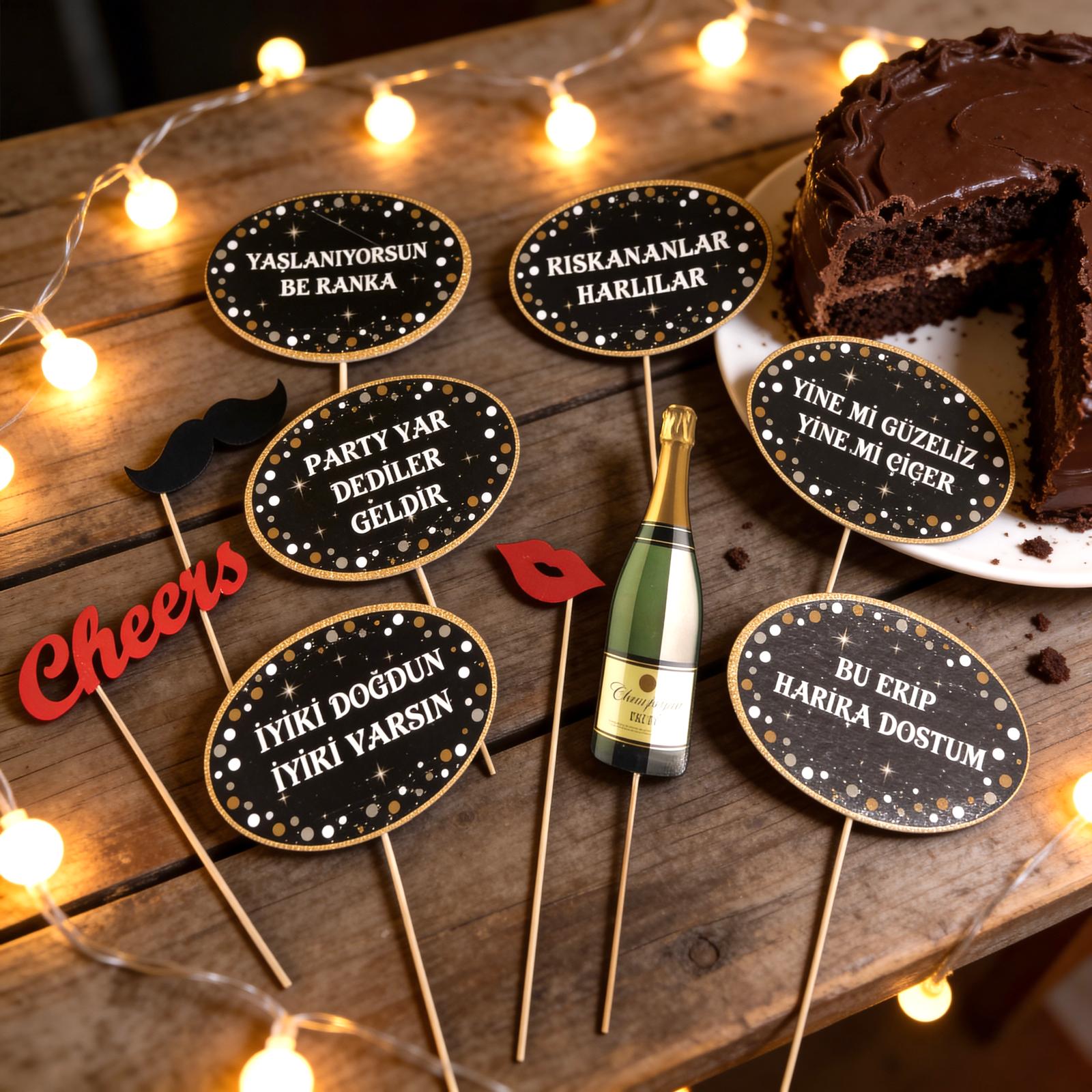 Yetişkin Konuşma Balonları Seti 10 Lu