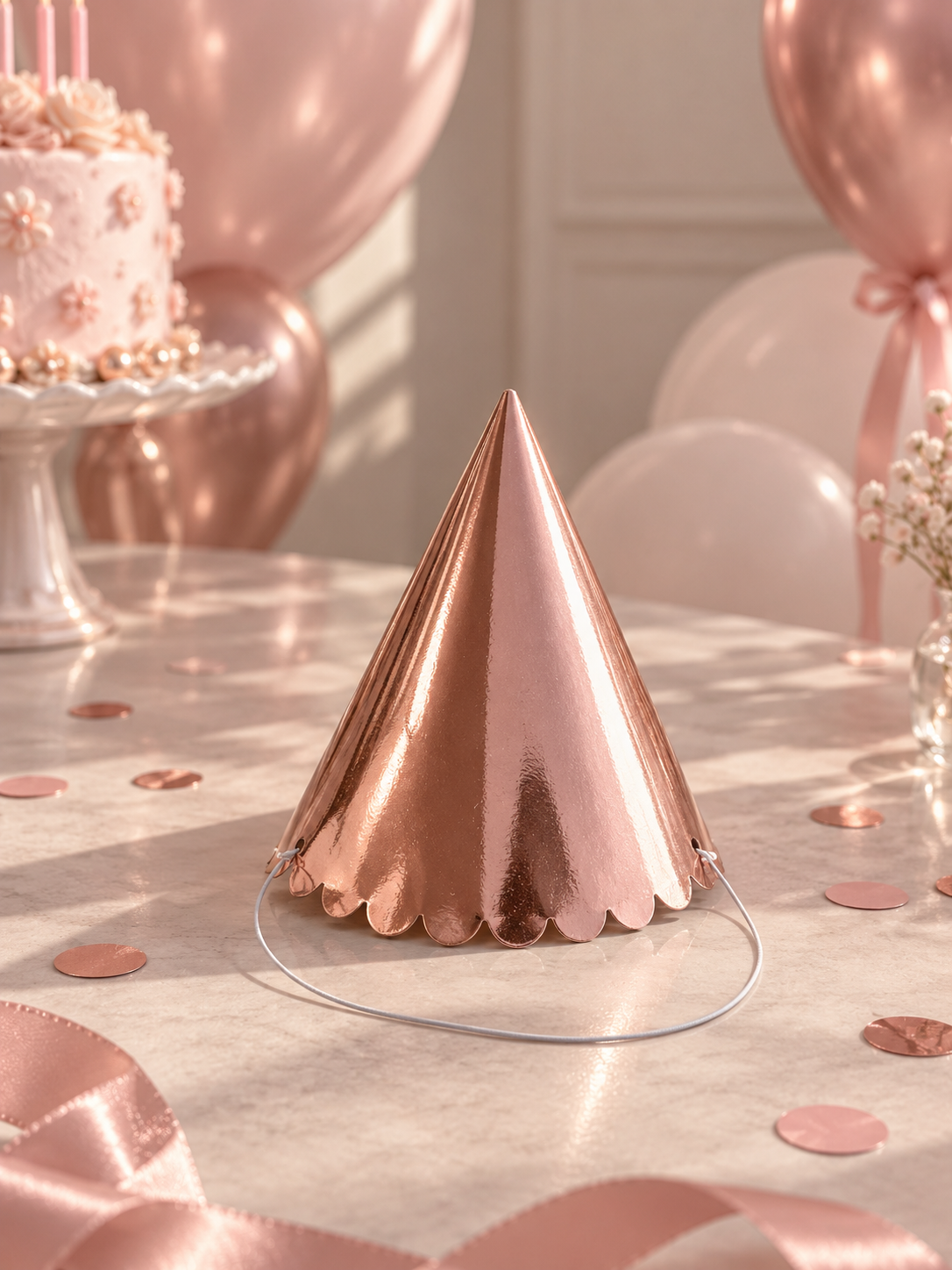 Ginger Ray Mini Varaklı Parti Şapkası 6’lı Set (2 Renkli)