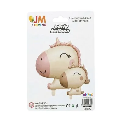 Sevimli Pastel Unicorn Figürlü Folyo Balon
