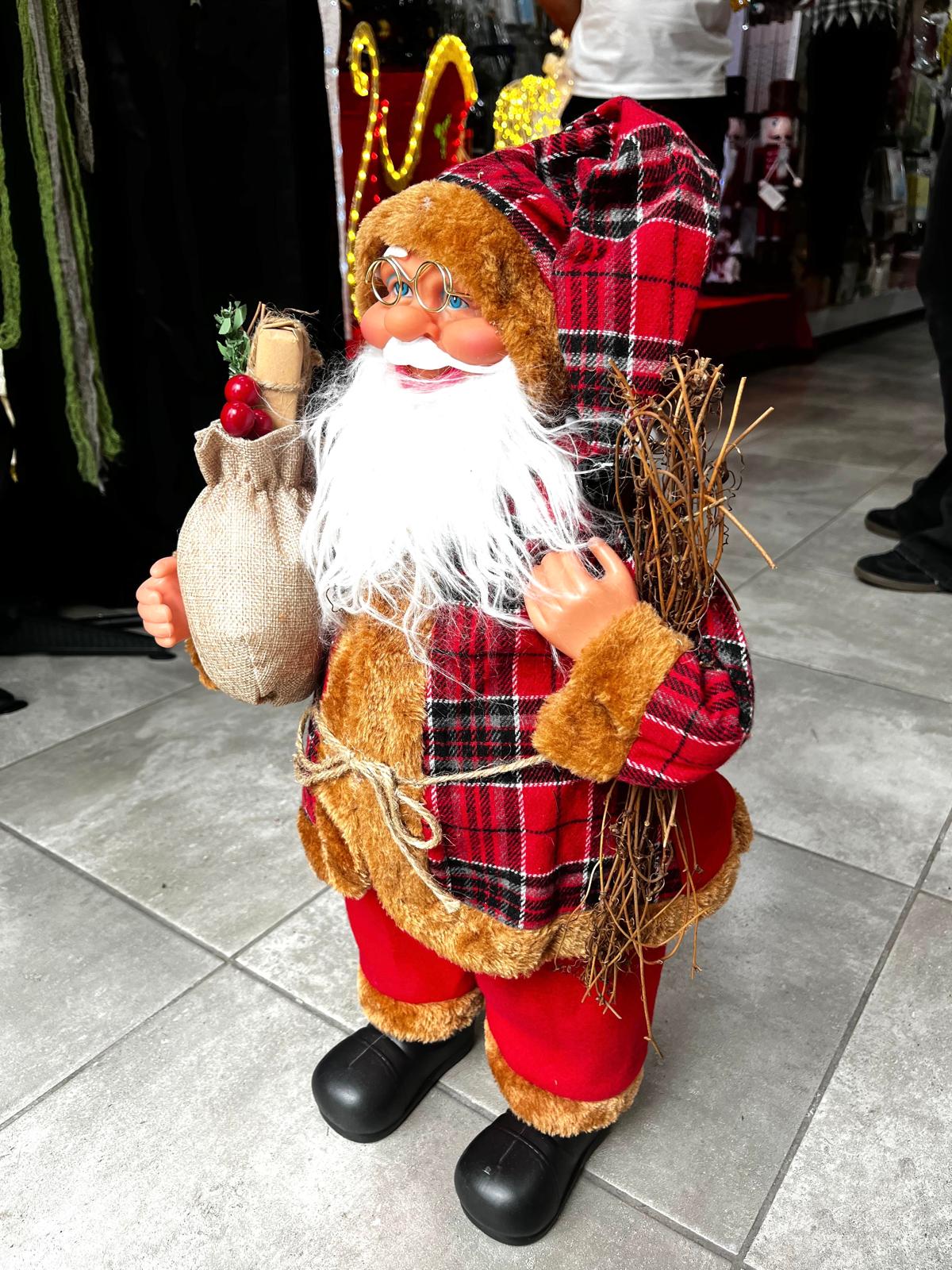 Sakallı Noel Baba Dekor Süs 62 cm