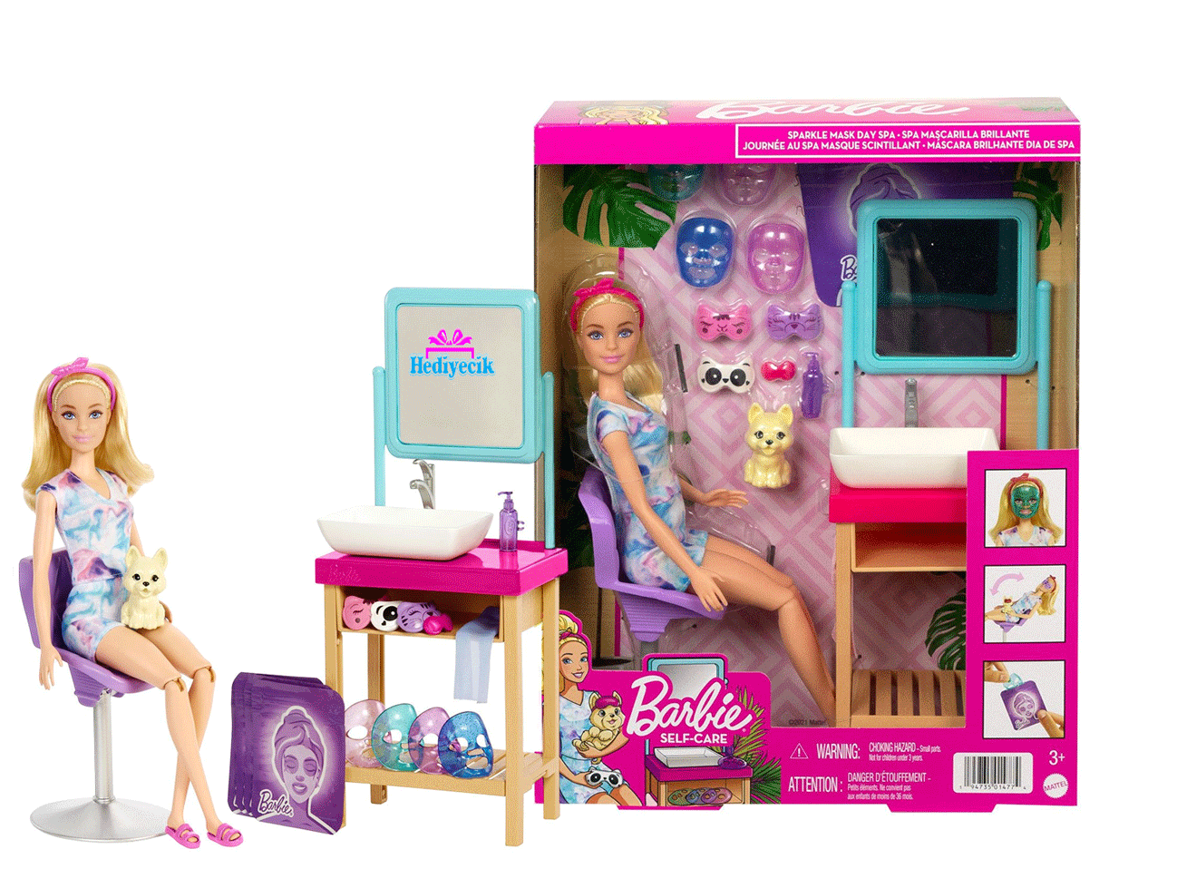 Barbie Işıltı Dolu Spa Günü Oyun Seti