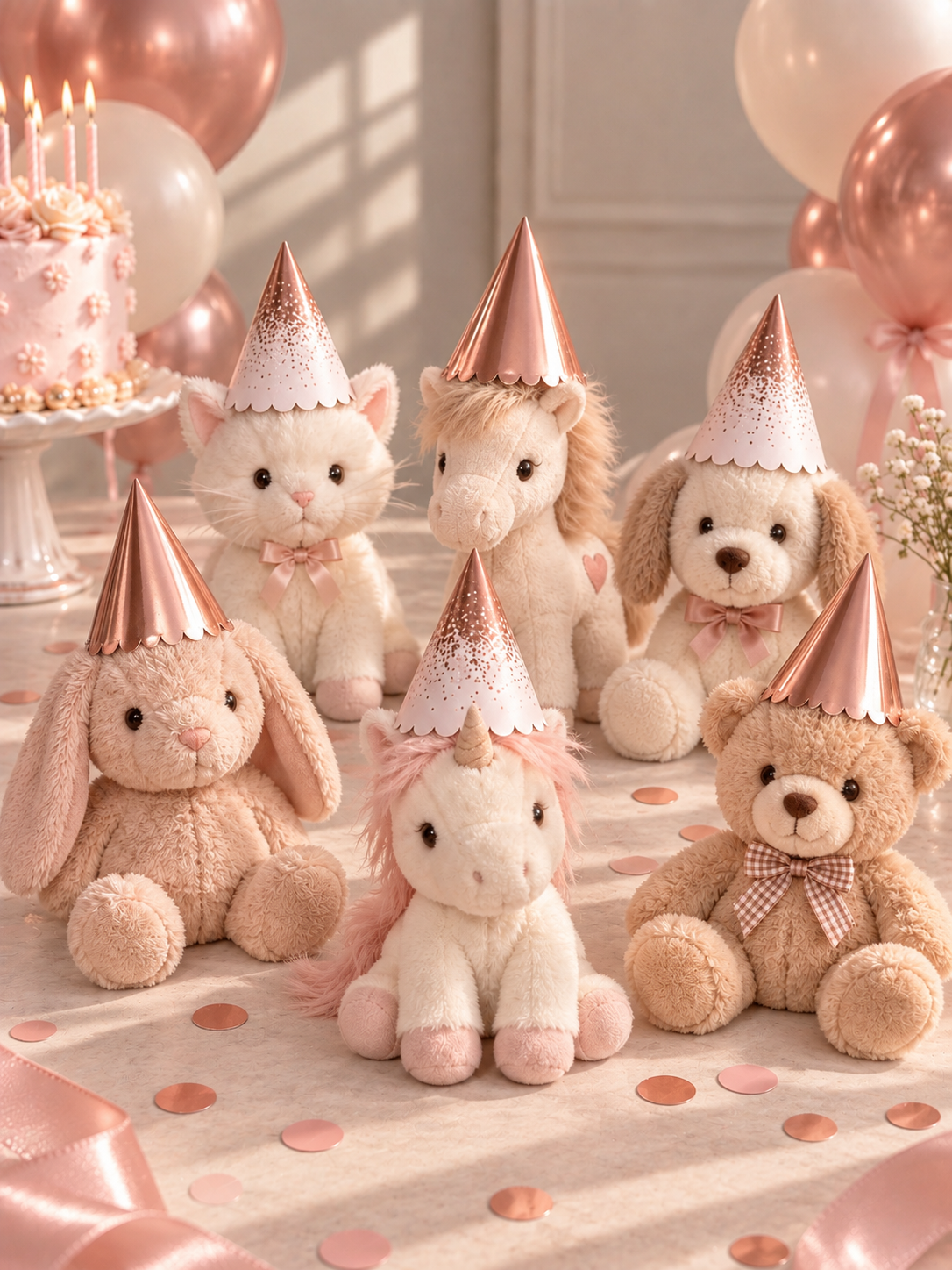 Ginger Ray Mini Varaklı Parti Şapkası 6’lı Set (2 Renkli)