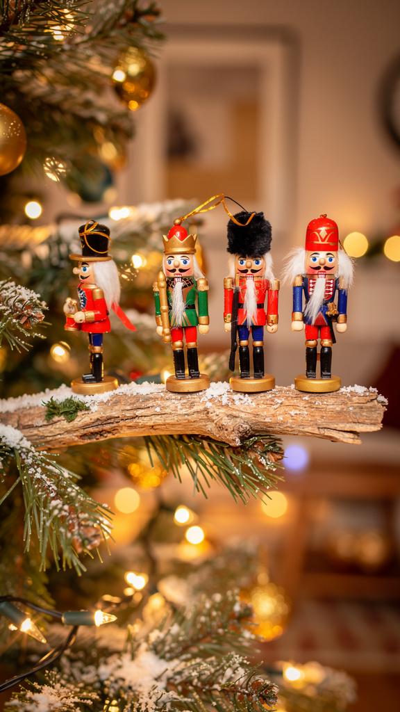 Yılbaşı Fındıkkıran Kurşun Asker 13 cm 4lü Set