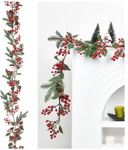 Yılbaşı Kokinalı Kozalaklı Garland 180 cm